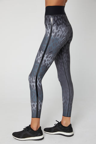 Stone Print/Patent Nero